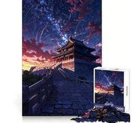 Puzzle de 1000 pièces La Cité Interdite pour Adolescents Jeu Intelligent et Relaxant Assemblage du Motif Liste de souhaits du Père Noël 38x26cm