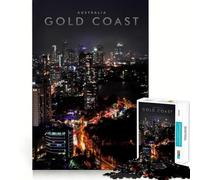 Puzzle de 1000 pièces La Côte d'or Jeu de réflexion et de détente Cadeau Artistique de Noël (38x26cm)