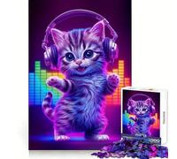 Puzzle de 1000 pièces La fièvre des Chats du Samedi pour Adolescents, Jeu de logique et de réflexion, détente mentale, découpe précise, Cadeau de Noël (50x75cm)
