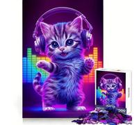Puzzle de 1000 pièces La fièvre des Chats du Samedi pour Adolescents, Jeu de logique, Jeu de Groupe, découpe de précision, Cadeau attentionné (38x52cm)