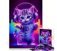 Puzzle de 1000 pièces La fièvre des Chats du Samedi pour Adolescents, Jeu de réflexion apaisant, qualité supérieure, Cadeau de Noël (38x26cm)