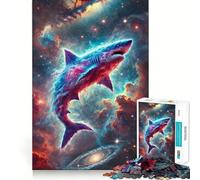 Puzzle de 1000 pièces La Grande Nébuleuse du Requin pour Adolescents Jeu Intelligent et ludique Découpe Lisse Liste de souhaits du Père Noël 38x52cm