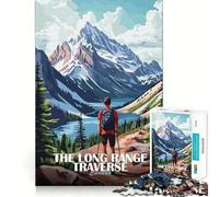 Puzzle de 1000 pièces La Longue traversée du Canada Affiche Bords Nets Décoration Résolution de problèmes Amusante et Facile Cadeau de Noël (38x52cm)