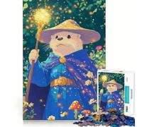 Puzzle de 1000 pièces La Loutre Magicienne dans Un Jardin pour Adolescents, idéal pour renforcer la mémoire et Passer des Moments paisibles Qualité supérieure Cadeau Classique (50x75cm)