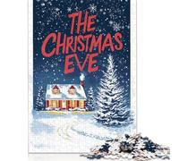 Puzzle de 1000 pièces « La Maison de la Veille de Noël » pour Adultes, Puzzles en Papier, Cadeaux d'halloween, Puzzles pour Adultes, Jeu éducatif, Jouet de défi (75 x 50 cm)