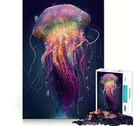 Puzzle de 1000 pièces La Méduse Mystérieuse pour Adultes, Jeu de logique mentale, Divertissement paisible, découpe Ferme, Cadeau précieux 38x52cm