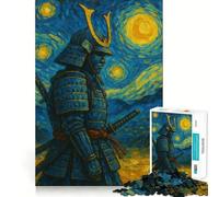 Puzzle de 1000 pièces La Nuit étoilée des samouraïs pour Adultes améliore la mémoire, détend l’Esprit, pièce de Collection Sharp Edge (38x52cm)