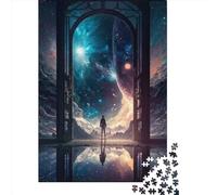 Puzzle de 1000 pièces "La porte de l'inconnu" pour adultes, puzzle en papier pour adultes, cadeau pour adolescents, homme et femme, 1000 pièces (38 x 26 cm)