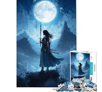 Puzzle de 1000 pièces La Princesse Guerrière Activités Amusantes à la Maison mais Jeu Impossible Amusant et Humoristique pour Les 14 Ans et Plus (50x75cm)