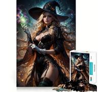 Puzzle de 1000 pièces La Reine Sorcière Anime pour Adolescents stimule la mémoire, se détend et s’Amuse Bords précis Un Cadeau attentionné 50x75cm