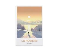 Puzzle de 1000 pièces, La Rosière France Ski Puzzles pour Adultes, décoration Murale, Puzzle Stimulant pour Jeux en Famille 38x26cm