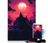 Puzzle de 1000 pièces La Sorcière de la Nuit pour Adultes entraînement cérébral Amusant,pièces Robustes et aux découpes nettes,activité apaisante pour Une Pause mentale (38x26cm)