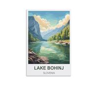 Puzzle de 1000 pièces, Lac de Bohinj, Slovénie, Jeu éducatif pour Adultes et Enfants, 52 x 38 cm