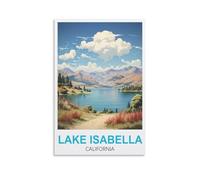 Puzzle de 1000 pièces, Lac Isabella, Californie, Épagneul, Casse-tête idéal pour Un Cadeau d'anniversaire, Cadeau ou décoration Murale, 52 x 38 cm