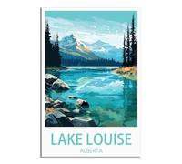 Puzzle de 1000 pièces, Lac Louise, Alberta, Puzzle Classique de 1000 pièces, Jeu éducatif, pour Adultes et Enfants, 52 x 38 cm