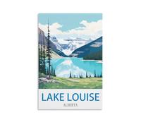 Puzzle de 1000 pièces Lac Louise, Alberta - Puzzle en Papier de 1000 pièces - Jeu de décompression pour Adultes - 38 x 26 cm
