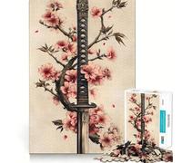 Puzzle de 1000 pièces Lame de Samouraï pour Adultes Renforce la mémoire, apaise l'esprit, qualité supérieure, Surprise chaleureuse (38x26cm)