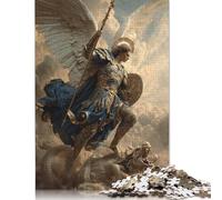 Puzzle de 1000 pièces « L'Ange de la Justice » - Bataille Divine - Puzzle en Bois - Jouet éducatif - Cadeau de Noël - 1000 pièces (75 x 50 cm)