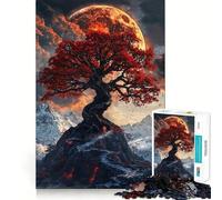 Puzzle de 1000 pièces l'arbre du Monde Cendré pour Adolescents, Jeu de réflexion, découpe de précision, Cadeau de Festival 50x75cm