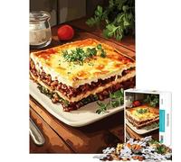 Puzzle de 1000 pièces Lasagnes au Persil Activités ludiques à la Maison Décoration Jeu éducatif Convient aux Personnes de 14 Ans et Plus (38x26cm)