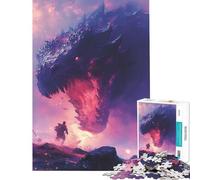 Puzzle de 1000 pièces L'attaque des Kaiju Jeu éducatif et Amusant Idéal pour se divertir à la Maison Cadeau d'anniversaire (Dimensions 75x50cm)