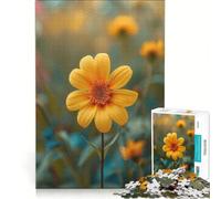 Puzzle de 1000 pièces Le Bonheur est Une Fleur, Jeu Familial, Assemblage de Motifs, avec des pièces de Formes aléatoires Parfaitement emboîtables 38x52cm