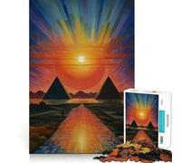 Puzzle de 1000 pièces Le Caire,Égypte,Afrique Qualité supérieure Jeu de réflexion et d'exercice Mental Cadeau d'anniversaire Amusant et apaisant (50x75cm)