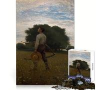 Puzzle de 1000 pièces Le Chant de l'Alouette pour Adultes et Adolescents Un Jeu de logique Solide, Silencieux et Amusant, avec Une découpe de précision et Un thème Vœux du Père Noël (38x26cm)