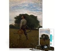 Puzzle de 1000 pièces Le Chant de l'Alouette pour Adultes et Adolescents Un Jeu de logique Solide, Silencieux et Amusant, avec Une découpe de précision et Un thème Vœux du Père Noël (38x26cm)