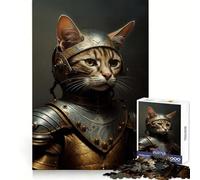 Puzzle de 1000 pièces Le Chat du Pauvre Chevalier pour Adolescents améliore la mémoire, se détend, Bords précis, Cadeau créatif (38x52cm)