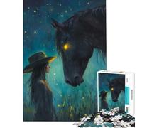 Puzzle de 1000 pièces Le Cheval Qui murmure Jeu de Construction Difficile et Stimulant Faisant Appel à l'analyse et à la logique à partir de 14 Ans 50x75cm