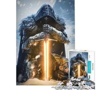 Puzzle de 1000 pièces Le Chevalier Activités Amusantes à la Maison décoration Murale Jeu Pratique pour Les Enfants de 14 Ans et Plus 38x26cm