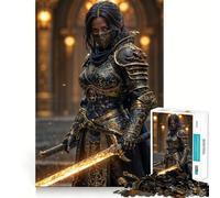 Puzzle de 1000 pièces Le Chevalier Assassin pour Adolescents, Jeu de réflexion, découpe de précision, pour Les fêtes 50x75cm