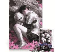 Puzzle de 1000 pièces Le Chevalier Endormi pour Adultes, pour stimuler la mémoire et Partager Un Moment de Joie en Famille 38x26cm