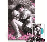 Puzzle de 1000 pièces Le Chevalier Endormi pour Adultes, pour stimuler la mémoire et Partager Un Moment de Joie en Famille 38x26cm