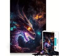 Puzzle de 1000 pièces Le Dragon Ancien Arc-en-Ciel pour Adultes, Jeu de réflexion, Divertissement d'intérieur, Bords précis, Objet de Collection 38x26cm