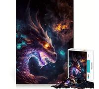 Puzzle de 1000 pièces Le Dragon Ancien Arc-en-Ciel pour Adultes Un Jeu de réflexion Stimulant pour se détendre, Une découpe Parfaite et Un Cadeau mémorable 38x52cm