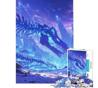Puzzle de 1000 pièces Le Dragon de Givre disparu Jeu addictif pour cultiver la Patience Jeu Relaxant Anti-Stress Cadeau et Jouet idéal (Dimensions 38x52cm)
