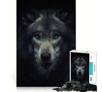 Puzzle de 1000 pièces Le Fantôme du Loup pour Adultes Un Jeu de réflexion Relaxant, Une découpe Parfaite et Un Cadeau mémorable 50x75cm