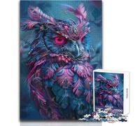 Puzzle de 1000 pièces Le Hibou Royal Un Moyen Relaxant d'occuper Son Temps Libre Découpe précise et régulière Dimensions 38x26cm