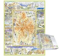 Puzzle de 1000 pièces - Le Lake District par Tim Bulmer - Puzzles comiques de 1000 pièces pour Adultes, Puzzle coloré 66cm x 50cm