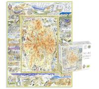 Puzzle de 1000 pièces - Le Lake District par Tim Bulmer - Puzzles comiques de 1000 pièces pour Adultes, Puzzle coloré 66cm x 50cm