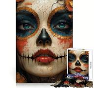 Puzzle de 1000 pièces Le Masque des Morts pour Adolescents Un défi Amusant et détendu, idéal pour Une Exposition Artistique 50x75cm