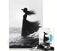 Puzzle de 1000 pièces Le murmure du Vent pour Adultes,Jeu de réflexion,découpe Laser pour Un Assemblage Parfait,activité enrichissante pour Les Jours de Pluie (38x26cm)