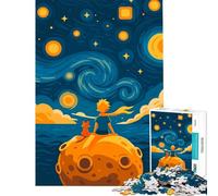 Puzzle de 1000 pièces Le Petit Prince et Le Renard Jeu Amusant et addictif pour développer la Patience Idée Cadeau de Père Noël Secret Apprentissage éducatif (Dimensions 38x26cm)