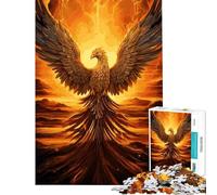 Puzzle de 1000 pièces Le Phénix Majestueux Qui renaît Un Jeu Difficile et Stimulant pour décorer Votre intérieur et réaliser des Puzzles à partir de 14 Ans (50x75cm)