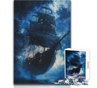 Puzzle de 1000 pièces Le Pirate de Minuit Un Moyen Relaxant d'occuper Son Temps Libre Découpe précise et régulière Dimensions 38x26cm