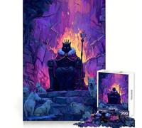 Puzzle de 1000 pièces Le Roi Chat sur Son trône entouré de Chiens fidèles pour Adolescents Un Jeu Amusant et Relaxant, idéal pour Noël et Qui stimule la mémoire (38x52cm)