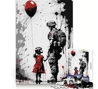 Puzzle de 1000 pièces Le Rouge n'est Pas du Sang pour Adolescents, Jeu de logique mentale, Silencieux et précis, idéal pour Les vœux de Noël (50x75cm)