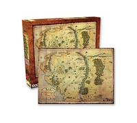 Puzzle De 1000 pièces Le Seigneur Des Anneaux Le Hobbit Carte Terre Du Milieu